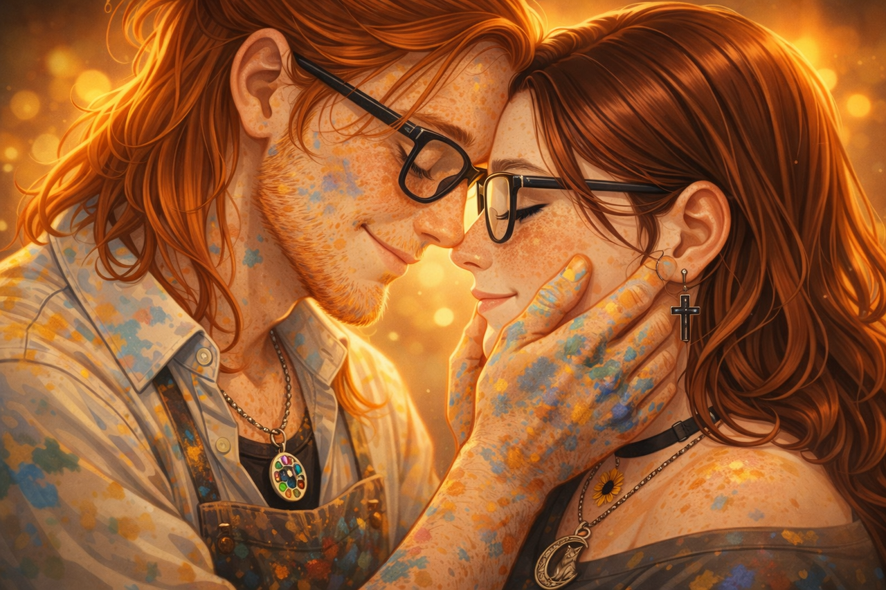 Paint-Stained Love
